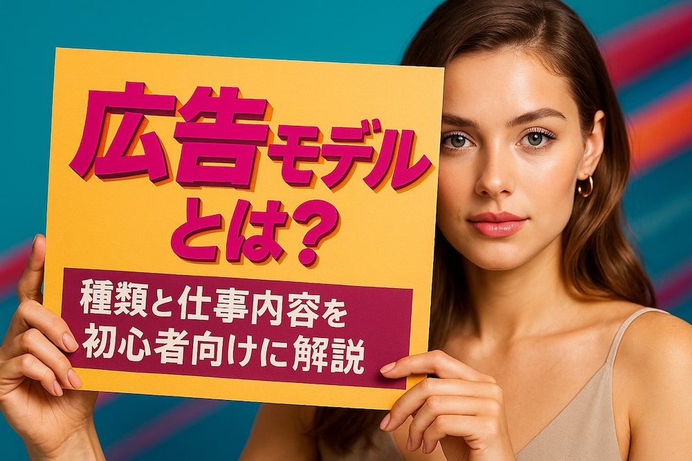 広告モデルとは？ 種類と仕事内容を初心者向けに解説【企業向けメリットも紹介】
