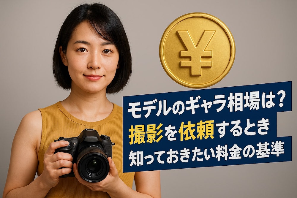 モデルのギャラ相場は？撮影を依頼するとき知っておきたい料金の基準