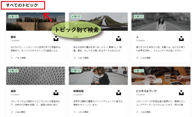 トピック別でのモデルの探し方