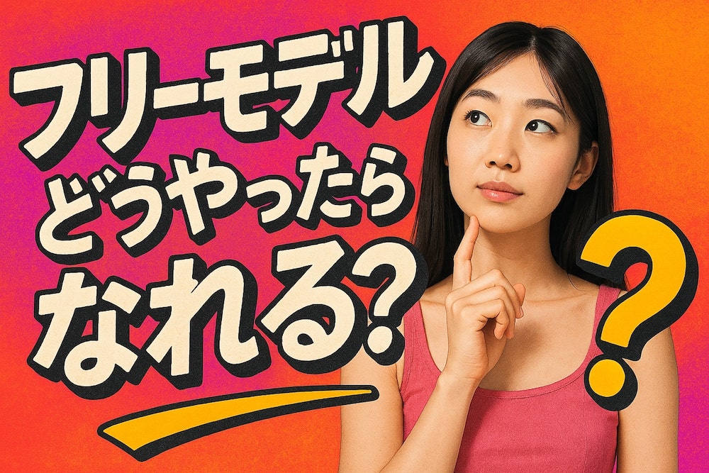 フリーモデルはどうやったらなれる？初心者向けの最短ステップ徹底解説